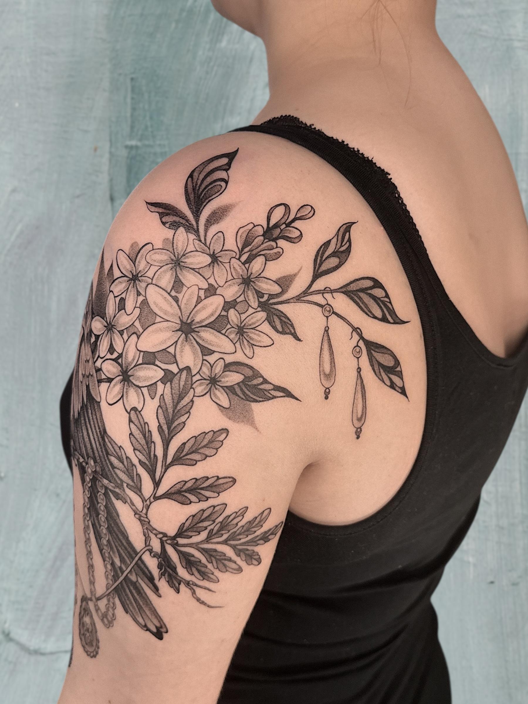 earrings crow jewerly back 